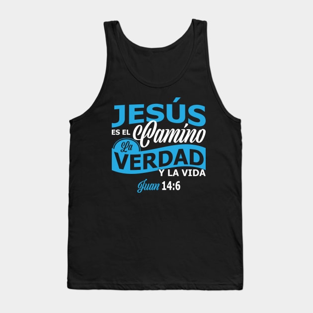 Juan 14-6 Tank Top by Litho